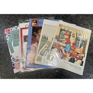 Lot of 4 Vtg Iron-On Transfers + 7-Pk Blank Inkjet Iron-On Print&Transfer Paper